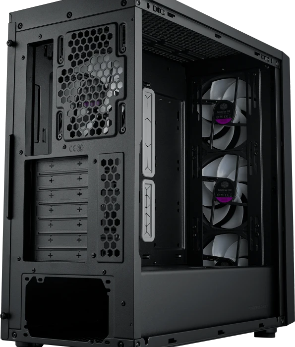 Cooler Master MasterBox 600, schwarz, Glasfenster
