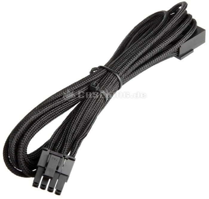 BitFenix Alchemy 6/8-Pin PCIe Verlängerung 45cm, sleeved schwarz