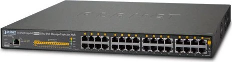 Planet Rackmount Gigabit Managed PoE-Injektor, 16x RJ-45, 600W UPoE