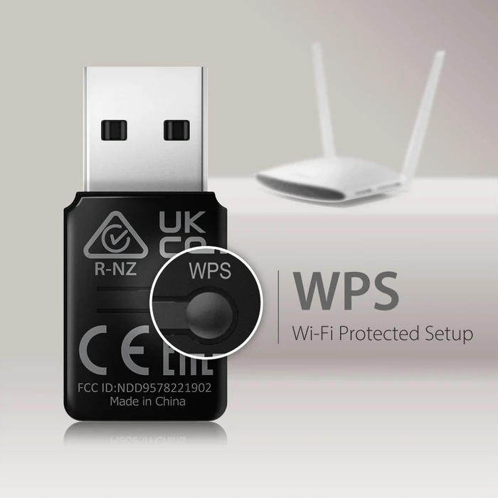 Edimax EW-7722UTn V3, N300 Wi-Fi 4 Mini USB Adapter, 2.4GHz, USB-A 2.0 [Stecker]