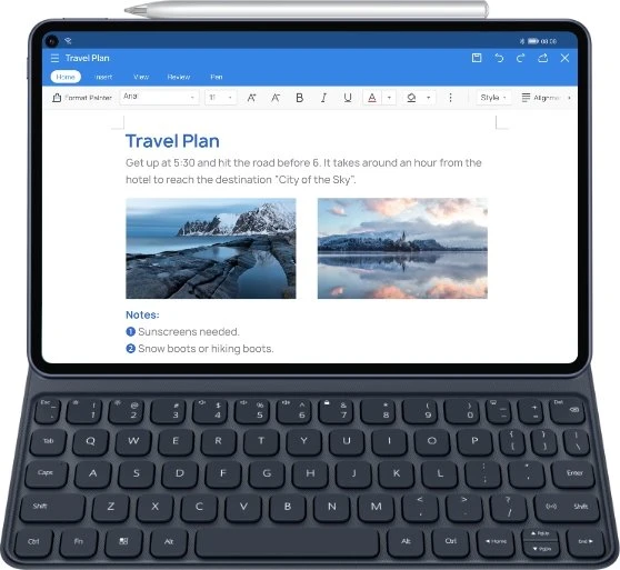 Huawei New Smart Magnetic Keyboard für MatePad Pro 10.8", grau, DE