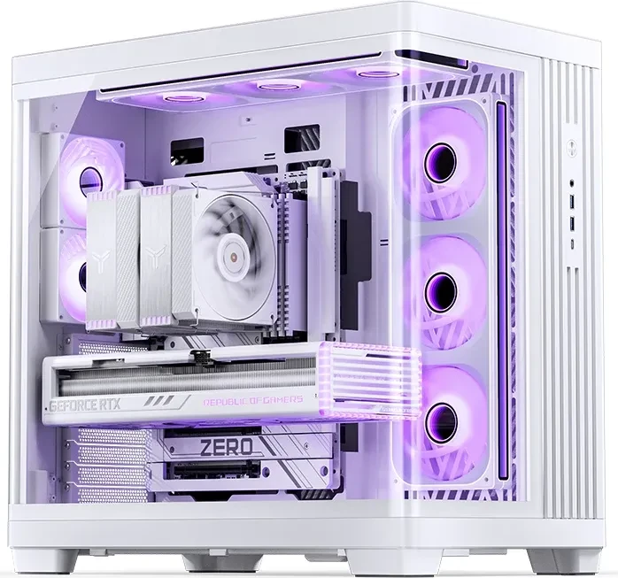 Jonsbo TK-4 White, Glasfenster