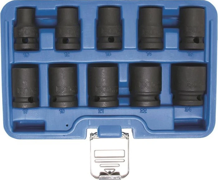 BGS technic Steckschlüsselsatz inkl. Werkzeugbox, 10-tlg.