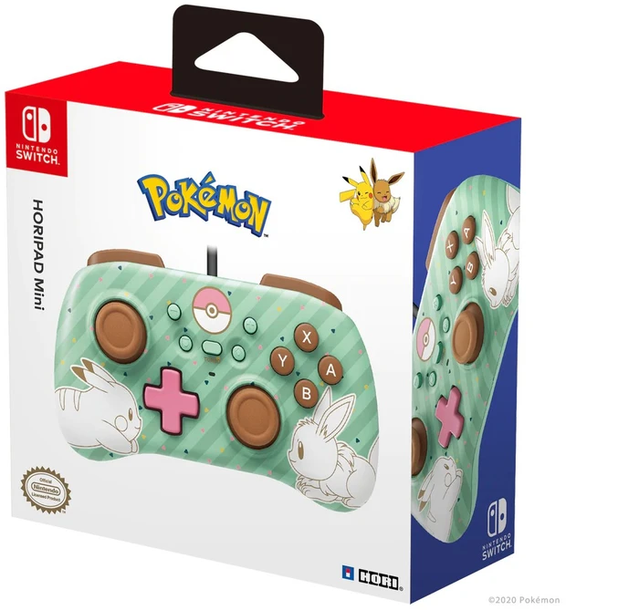 Hori Horipad Mini Controller Pokémon Pikachu & Eevee (Switch)