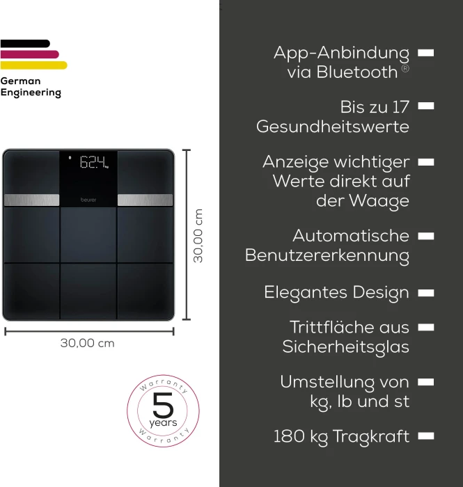 Beurer BF 450 digitale Körperanalysewaage