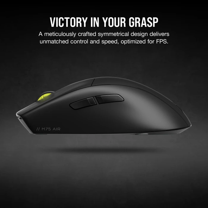 Corsair M75 AIR Ultra-Lightweight Wireless Gaming Mouse, schwarz, USB/Bluetooth
