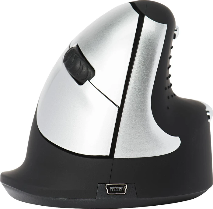 R-Go HE Mouse Vertikale Maus mittel kabellos, USB