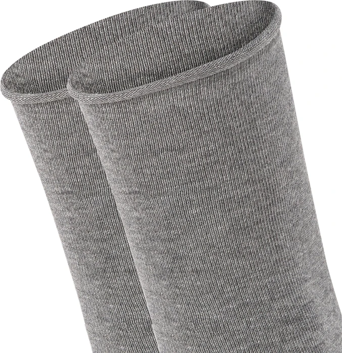 Falke Happy Socken light greymel., 2 Paare (Damen)