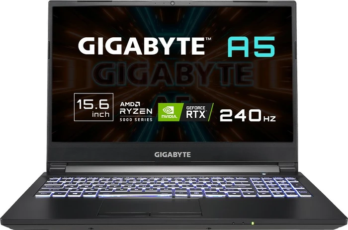 GIGABYTE A5, Ryzen 5 5600H, 16GB RAM, 512GB SSD, GeForce RTX 3060, DE