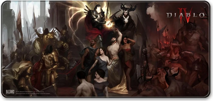 Blizzard Diablo IV - XL Gaming Mousepad, 900x420mm, Inarius and Lilith