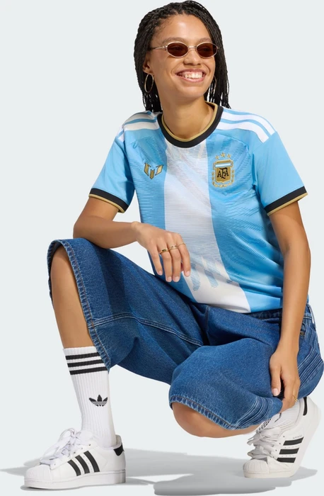 adidas Argentinien Messi 26 Trikot kurzarm light blue (Damen)