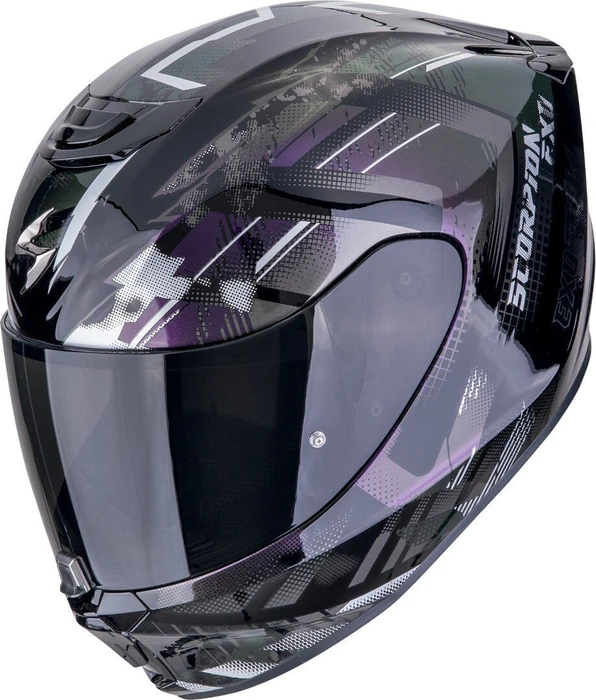 Scorpion EXO-391 Clutter schwarz/silber/violett/grün