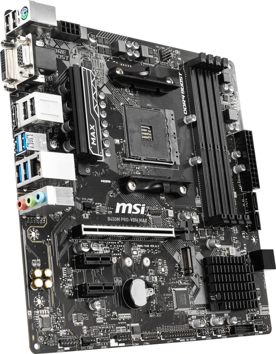 MSI B450M Pro-VDH MAX (AMD AM4)