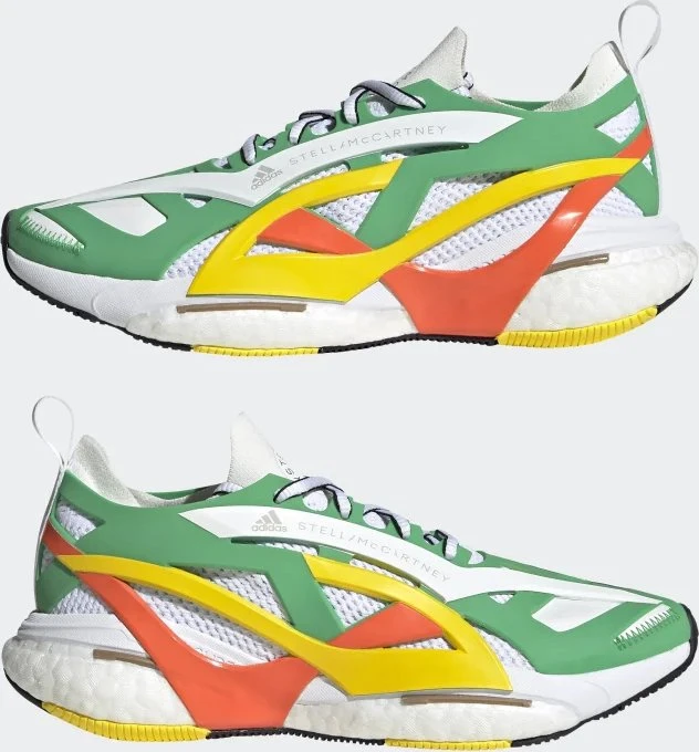adidas Solar Glide by Stella McCartney green/cloud white/semi impact orange (Damen)