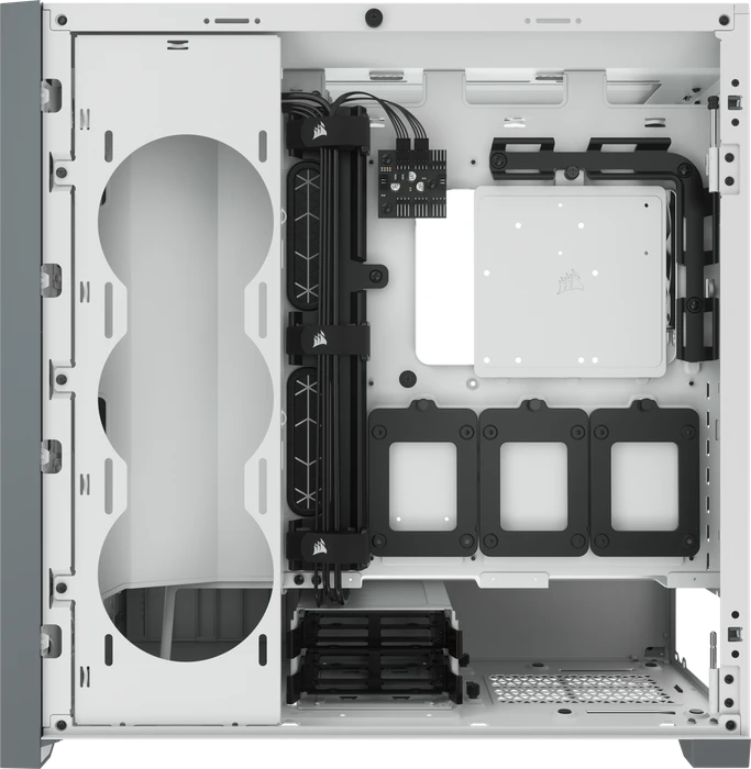 Corsair 5000D Airflow, weiß, Glasfenster