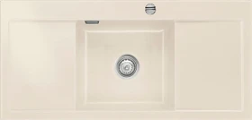 systemceram Mera Middle F Einbau Becken rechts mit Ablauffernbedienung magnolie