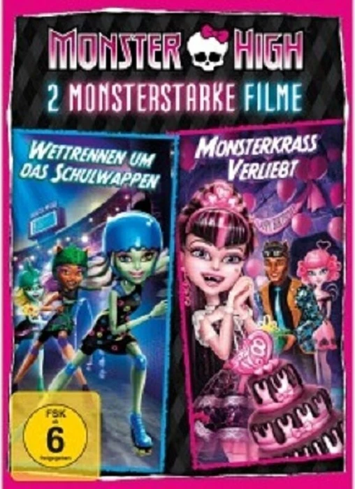 Monster High - Monsterkrass verliebt/Wettrennen um das Schulwappen (DVD)