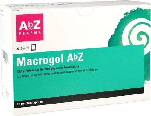 Macrogol AbZ Pulver bei Verstopfungen, 20 St