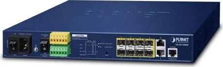 Planet MGSD Rackmount Gigabit Managed Switch, 8x SFP, 2x RJ-45