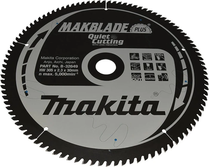 Makita Makblade Plus Kreissägeblatt 100Z, 305x2.3x30mm, 1 Stück
