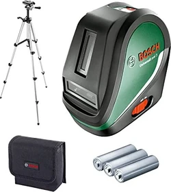 Bosch DIY UniversalLevel 3 Set Batterie-Kreuzlaser inkl. Tasche + Zubehör