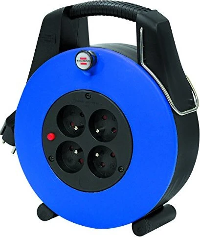 Brennenstuhl Comfort-Line Kabelbox CL-XL blau, Schuko auf 4x Schuko, 20m, IP20, H05VV-F 3G1,5