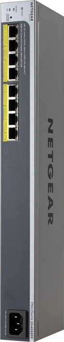 Netgear ProSAFE GS400 Easy-Mount Desktop Gigabit Smart Switch, 8x RJ-45, 124W PoE+