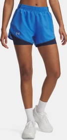 Under Armour Fly By 2-in-1 Laufhose kurz blue atlantis/washed navy/reflective (Damen)