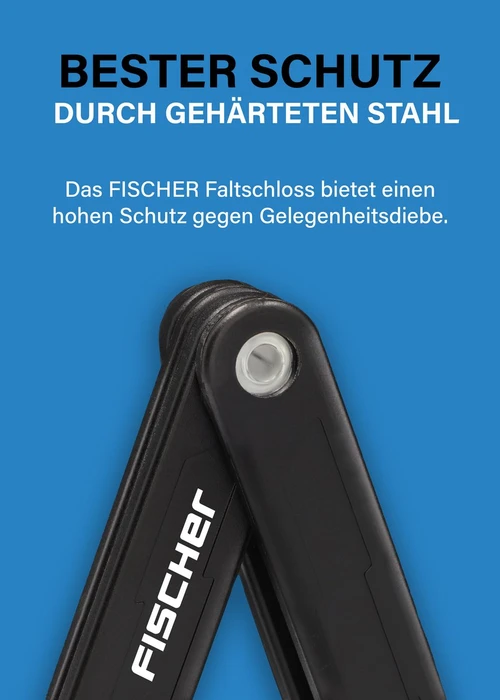 Fischer Protec FN110 110cm Faltschloss, Zahlenkombination (50658) – Bild 2 von 12