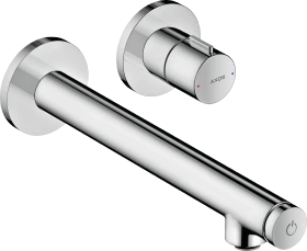 Hansgrohe Axor Uno Unterputz für Wandmontage Select mit Auslauf 221mm polished chrome