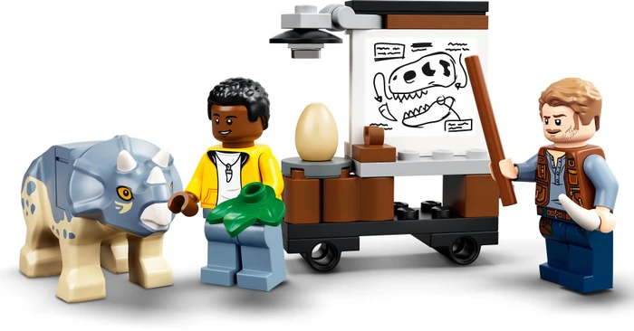 LEGO Jurassic World - T-Rex-Skelett in der Fossilienausstellung