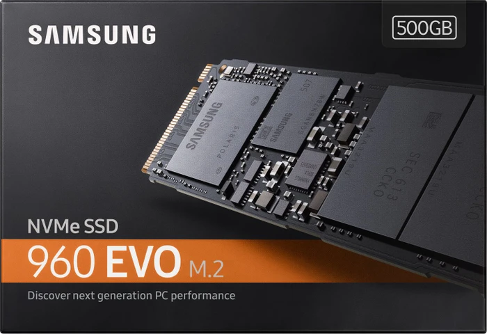 Samsung SSD 960 EVO 500GB, M.2 2280 / M-Key / PCIe 3.0 x4