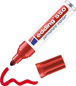 edding 550 Permanentmarker rot