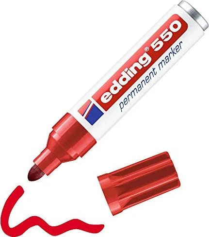 edding 550 Permanentmarker rot