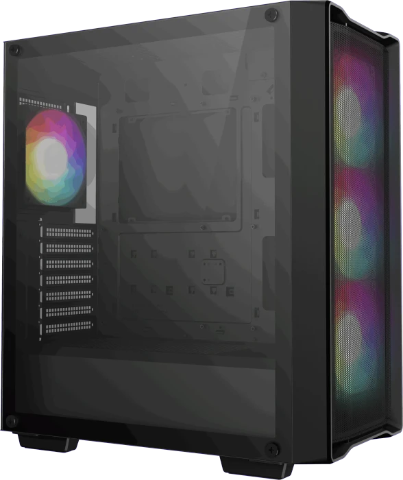 DeepCool CC560 Mesh [V2], schwarz, Glasfenster