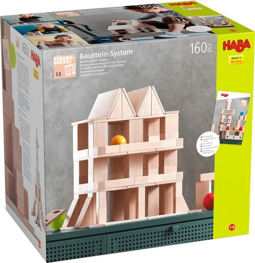 HABA Baustein-System Clever-Up! 4.0, 160-tlg.
