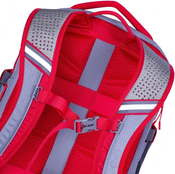 RivaCase 5225 Mercantour ECO 15.6" Laptop-Rucksack, grau/rot