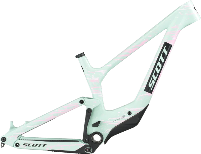 Scott Ransom RC HMX MTB Full-Suspension Rahmenset mistyade green