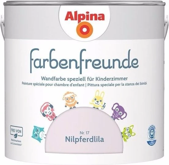 Alpina Farben Farbenfreunde Nr. 17 innen nilpferdlila, 2.5l