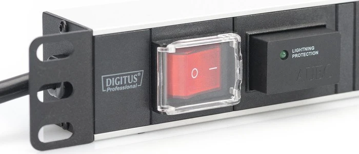 Digitus 19" Steckdosenleiste, 1HE, 7-fach, 250V, 2m