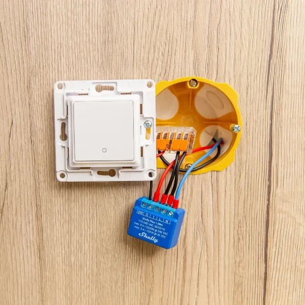 Shelly Plus 1 Mini, 1-Kanal, Unterputz, Schaltaktor