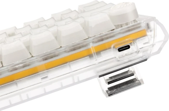 Ducky One 3 SF PBT, LEDs RGB, Aura White, MX RGB BLUE, USB, DE