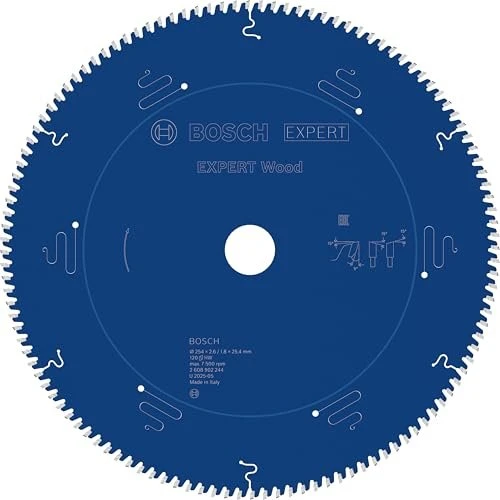 Bosch Professional Expert Wood Kreissägeblatt 120Z, 254x1.8x30mm, 1 Stück