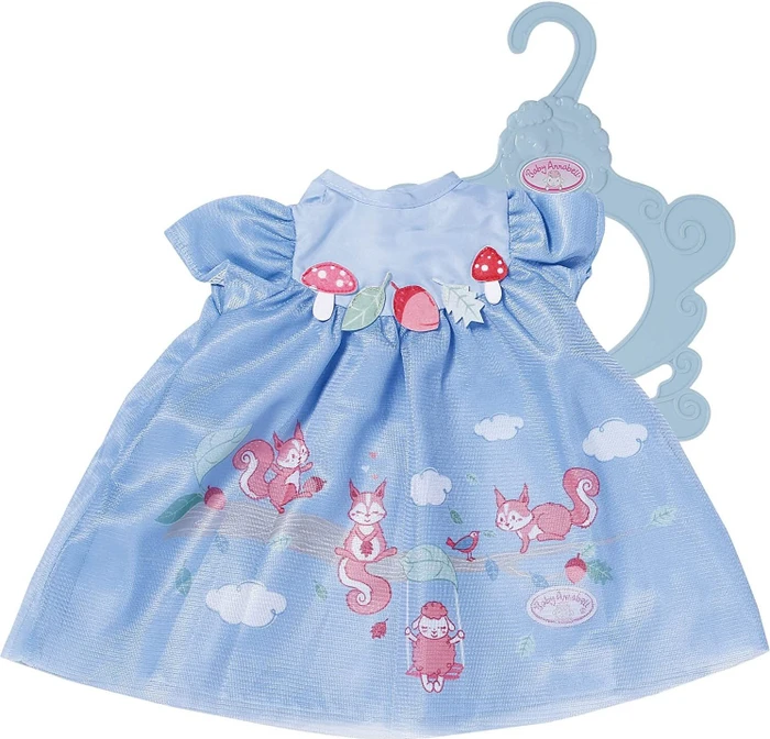 Zapf creation BABY Annabell Mode - Eichhörnchen Kleid blau 43cm