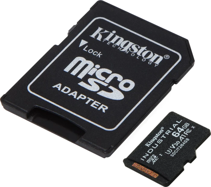 Kingston Industrial Temperature Gen2 R100 64GB Kit, UHS-I U3, A1, Class 10