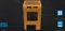 Thermaltake The Tower 100 Metallic Gold, orange, Glasfenster, Mini-ITX Vorschaubild