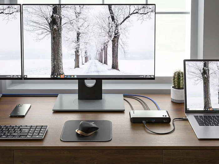Alogic Turbo Docking Station Dual Display, Space Grey, Thunderbolt 3 [Buchse]