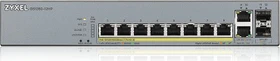 Zyxel GS1350 Desktop Gigabit Smart Switch, 10x RJ-45, 2x SFP, 130W PoE+ (GS1350-12HP)