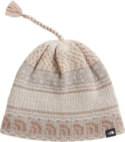 The North Face Cabin Ski Tuke Beanie stone slab jacquard/tassel