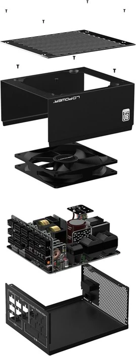 LC-Power Platinum-Serie LC1200P V3.0 1200W, ATX 3.0